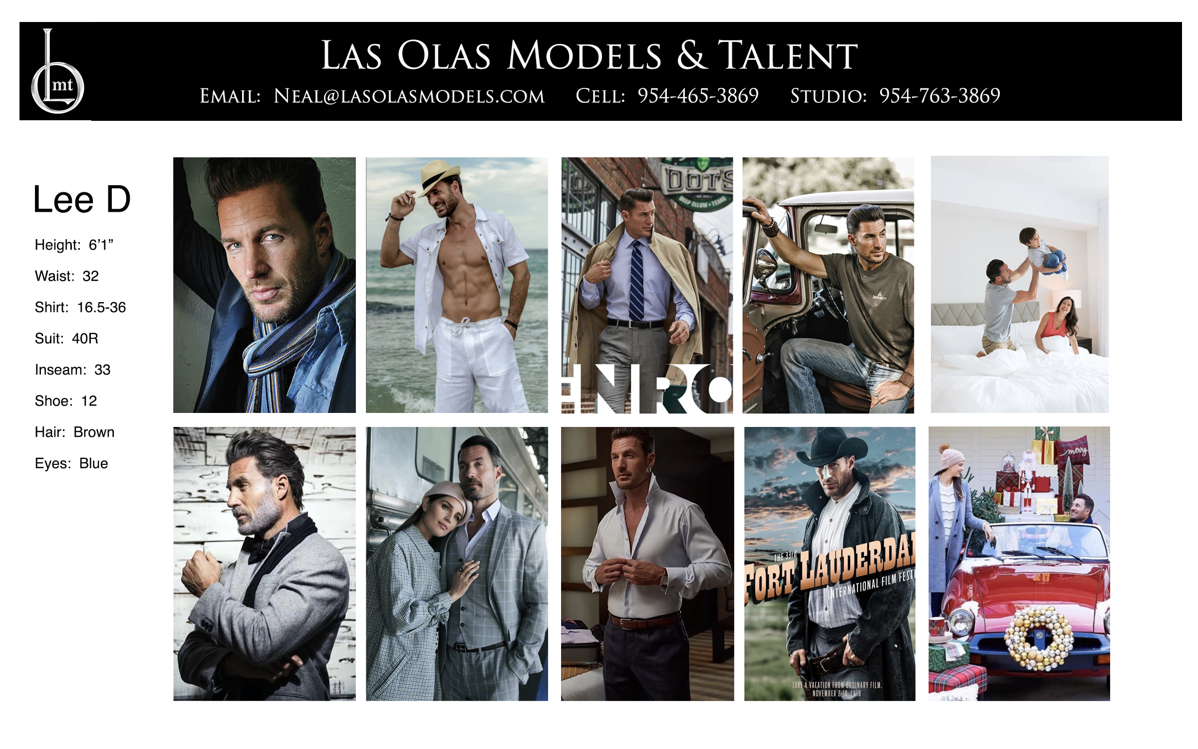 Model Fort Lauderdale Miami South Florida Print Catalog Video Fashion Model Male Model - Las Olas Models Fort Lauderdale Miami - Lee